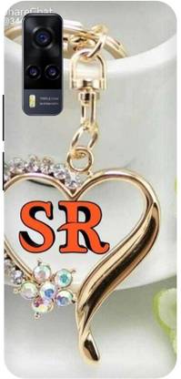द प्रिंट लिंक Back Cover Vivo Y31, V2036, S R, S LOVE R, S R NAME, S R ALPHABET, LOVE, HEART के लिए