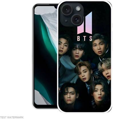 FIRST HAND Back Cover for Apple Iphone 15 BTS ARMY printed mobile cover