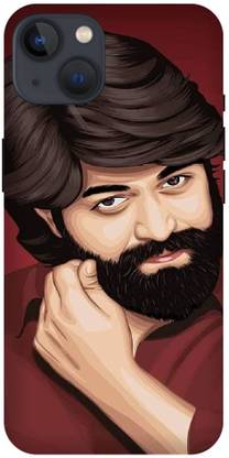 Royal Case Back Cover for APPLE iPhone 13 ROCKY, YASH, SOUTH HERO, KGF STAR, NAVEEN KUMAR GOWDA
