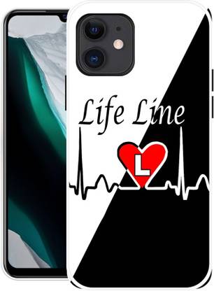 ADZIRE Back Cover for Apple iPhone 12, L, NAME, LETTER, ALPHABET, LIFELINE