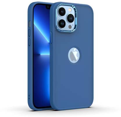 MobiLooks Back Cover for Apple iPhone 13 Pro Max, Hybird Liquid Silicone Metal Shiny Ring Case