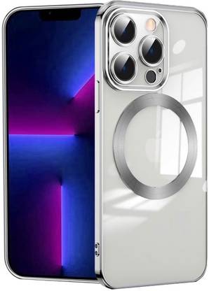 A3sprime Back Cover for APPLE iPhone 13 Pro, [Soft Silicone Transparent Case with Camera Lens Protectors]