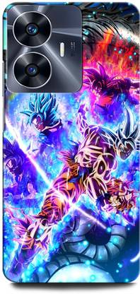 ORBIQE Back Cover for Vivo Y02 GOKU, DRAGONBALLZ, ANIME, SUPERSAIYAN