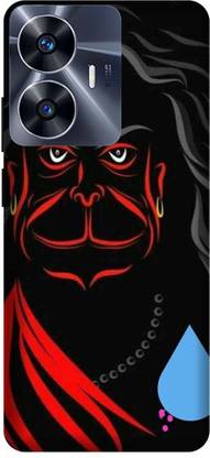 PHONE WALEY.COM Back Cover for Realme Narzo N55,RMX3710,Hanuman ji,Bajrangbali,God ,Printed back cover