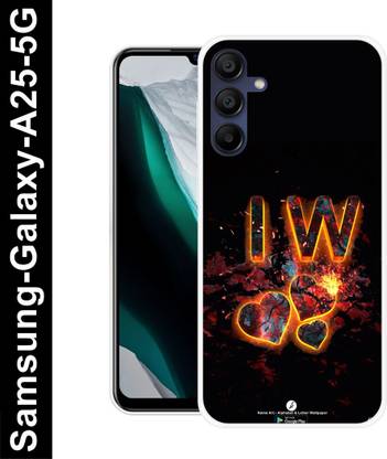 SARTOOLIYA Back Cover for Samsung Galaxy A25 5G, I NAME, I LOVE, I ALPHABET, I LETTER NAME