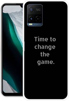 INTELLIZE Back Cover for Vivo Y21s 1920 TIME TO CHANGE GAME, ATTITUDE, MOTIVATION
