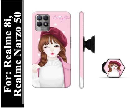 Elite Case Realme 8i, Realme Narzo 50 Plastic Back Cover