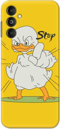NDCOM Back Cover for Samsung Galaxy M14 5G Yellow Chick Printed Hard Case