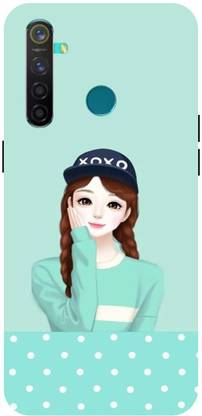 ADZIRE Back Cover for realme 5 Pro, RMX1971, CUTE, LOVELY, GIRL, BTS, GIRL