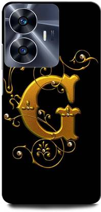 ORBIQE Back Cover for Vivo Y02T G, G LETTER, G ALPHABET, DESIGN