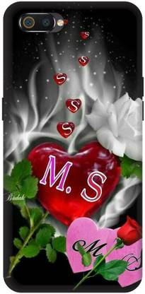PHONE WALEY.COM Back Cover for Realme C2 , RMX1941 ,MS, M LOVES, MS NAME, MS Love Printed