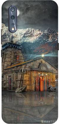 ThePrintlink Back Cover for Vivo Z1X, KEDARNATH, TEMPLE, SHIV JI TEMPLE