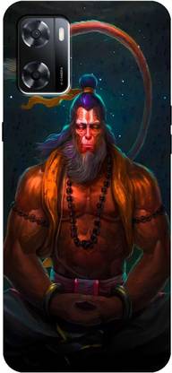 icusto Back Cover for OPPO A57, CPH2387 Lord Hanuman Back Cover