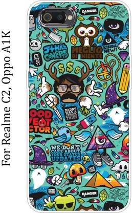 Realme C2, OPPO A1K Silicon Back Cover