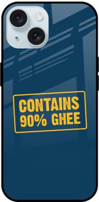 QRIOH Glass Back Cover for Apple iPhone 15