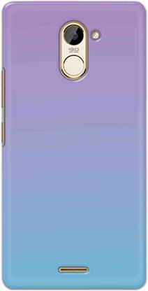 NDCOM Back Cover for Infinix Hot 4 Light Blue In Color Printed Hard Case