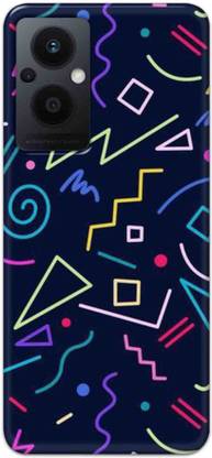 NDCOM Back Cover for Oppo F21s Pro 5G Geometric Pattern Printed