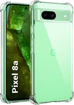 ShieldTech Back Cover for Google Pixel 8A, With 360 Degree Protection Crystal Clear Soft TPU + PC Case