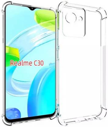 S-Softline Back Cover for Realme C30, HD Clear Flexible Transparent Case