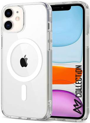am collection Back Cover for Apple Iphone 12/ 12 pro Transparent Magsafe Mobile Back Cover