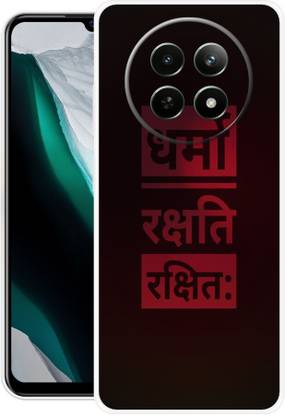 Fashion Crush Back Cover for realme C65 5G, RMX3997, dharmo rakshati rakshitah back cover