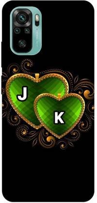 ThePrintlink Back Cover for Redmi Note 11 SE, MZB0CKAIN, J K, J LOVE K, J K NAME, J K ALPHABET, LOVE