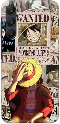NDCOM Back Cover for Samsung Galaxy A55 5G Anime One Piece Wanted Luffy Printed Hard Case