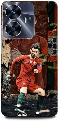 ORBIQE Back Cover for Vivo Y02 CRISTIANO RONALDO, RONALDO 7, CR, 7, FOOTBALL, SPORTS, REAL MADRID