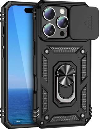 SCALEBEE Back Cover for Apple iPhone 16 Pro Max Heavy Duty Slide Camera Cover Built-in Rotated Ring Kickstand