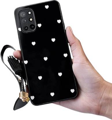 MILLION CASES Back Cover for OnePlus 9R Adorable Little Hearts Print Case