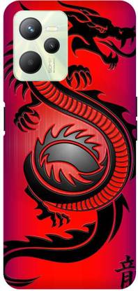 Royal Case Back Cover for REALME C35 DRAGON, SNAKE, S LETTER, S NAME, S ALPHABET