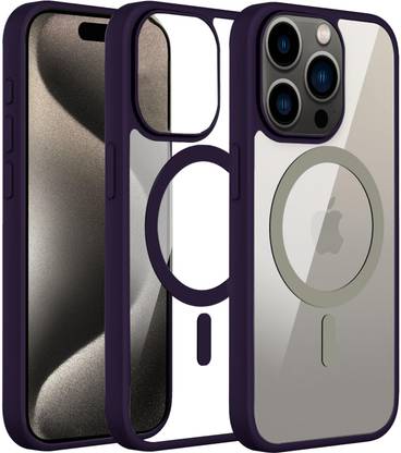 Coverskart Back Cover for Apple iPhone 14 Pro, Camera Protection Crystal Clear MagSafe Case