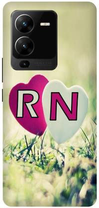 JUGGA Back Cover for vivo V25 Pro 5G, V2158, R LOVES N NAME,R NAME, N LETTER, ALPHABET,R LOVE N NAME