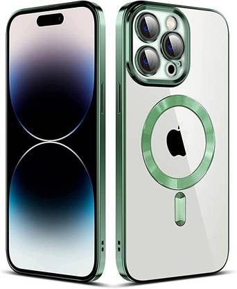 PSN Back Cover for Clear Magnetic iPhone 14 Pro Case Camera Lens Protector & Compatible with MagSafe