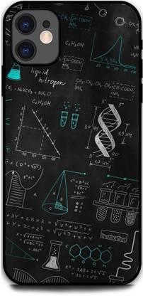 INDICRAFT Back Cover for APPLE iPhone 12 CHEMISTRY, MATH, FORMULAS, SCIENCE, TEXTURE, ART