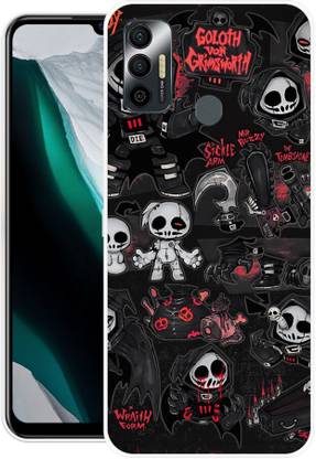 GRAFIQE Back Cover for Tecno spark 7 WORMBOY AUTOPSY, HORROR, CARTOON