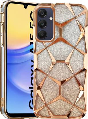 TERANCE Back Cover for Samsung Galaxy A15 5G | Plating Bling Gradient Glitter Clear Soft TPU Silicone