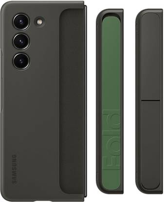 Samsung Back Cover for Samsung Galaxy Fold5 Standing Case with Strap, Graphite