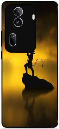 ZETREX Back Cover for OPPO Reno 11 Pro 5G On Glossy Metal Phone Cover | LORD HANUMAN