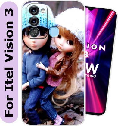 SmartGoldista Back Cover for Itel Vision 3