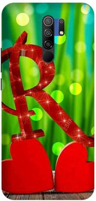 VS PRINT LINK Back Cover for Redmi 9 Prime , M2004J191 , R letter,R name R word , Printed Back Cover