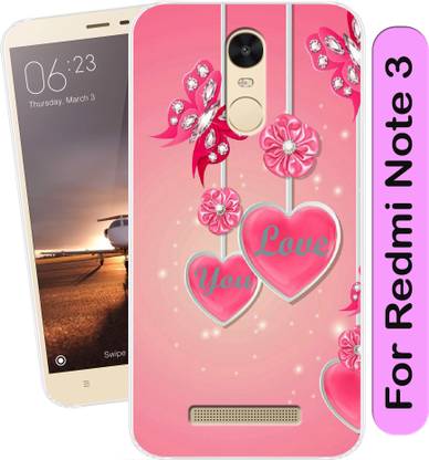SmartGoldista Back Cover for Mi Redmi Note 3