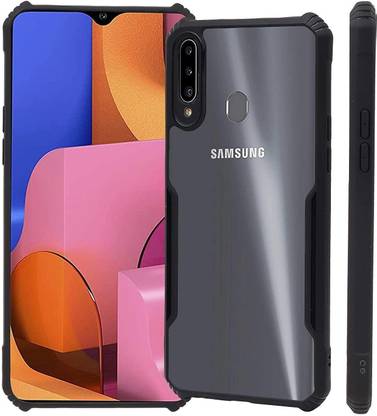 SUCH Back Cover for Back Cover for SAMSUNG Galaxy A20s (Black, Dual Protection, Pack of: 1)