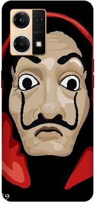 JUGGA Back Cover for OPPO F21 Pro 4G, CPH2363, MONEY, HEIST, WEB, SERIES, MASK, BELLA, CIAO