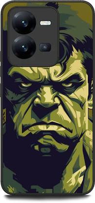 INDICRAFT Back Cover for Vivo Y35 (HULK, ANGRY HULK, MARVEL, AVENGERS, SUPERHERO )