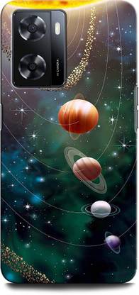 INTELLIZE Back Cover for OPPO A77s SPACE, UNIVERSE, PAINTING