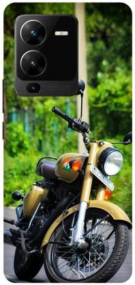 JUGGA Back Cover for vivo V25 Pro 5G, V2158, ROYAL, ENFIELD, BULLET, BIKE, LOVER, RACER