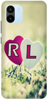 JUGGA Back Cover for Xiaomi Redmi A1, R LOVES L NAME,R NAME, L LETTER, ALPHABET,R LOVE L NAME