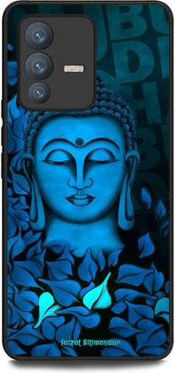 INDICRAFT Back Cover for Vivo V23 Pro 5G (GAUTAMA BUDDHA, GOD, LORD, ABSTRACT ART, PANTING )