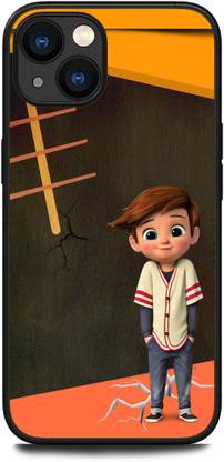 TPM Back Cover for I Phone 14 plus, CARTOON, BOY, WALLPAPER